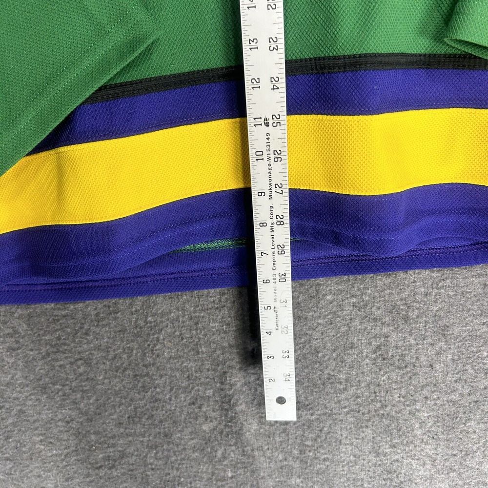Vintage Mighty Ducks D-5 Jersey Mens 2XL Green Embroidered Adam Banks #99 Movie - Picture 8 of 13